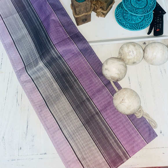 New Purple rustic farmhouse table runner - Picture 1 of 3
